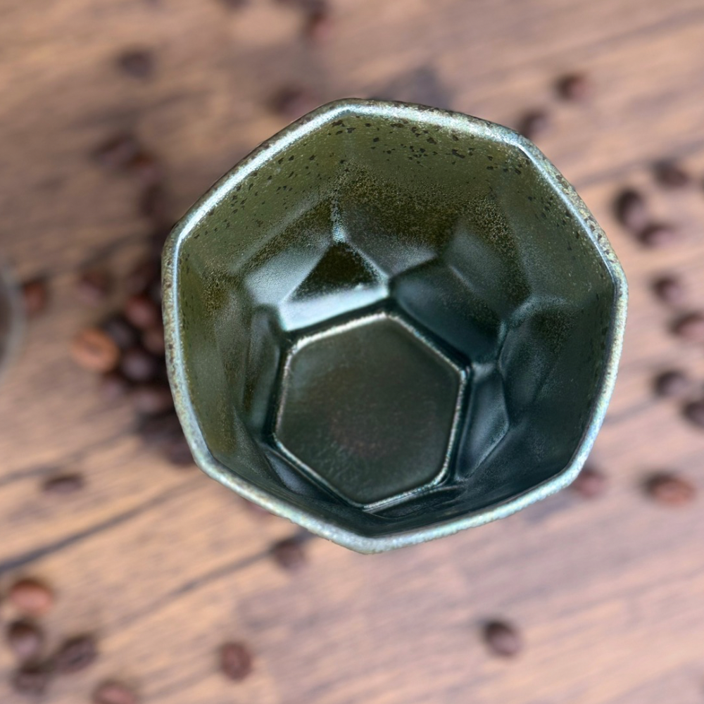 つばめ工房｜・窯變釉酒杯／湯吞杯｜青灰霧釉